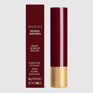 NIB ✅ Gucci #509 ROSSO ANCORA Glow & Care Shine Lipstick LIMITED EDITION ✨ BNIB